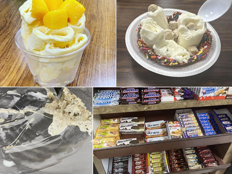 Amana/Greenland Roll ice cream & bikdash ice cream