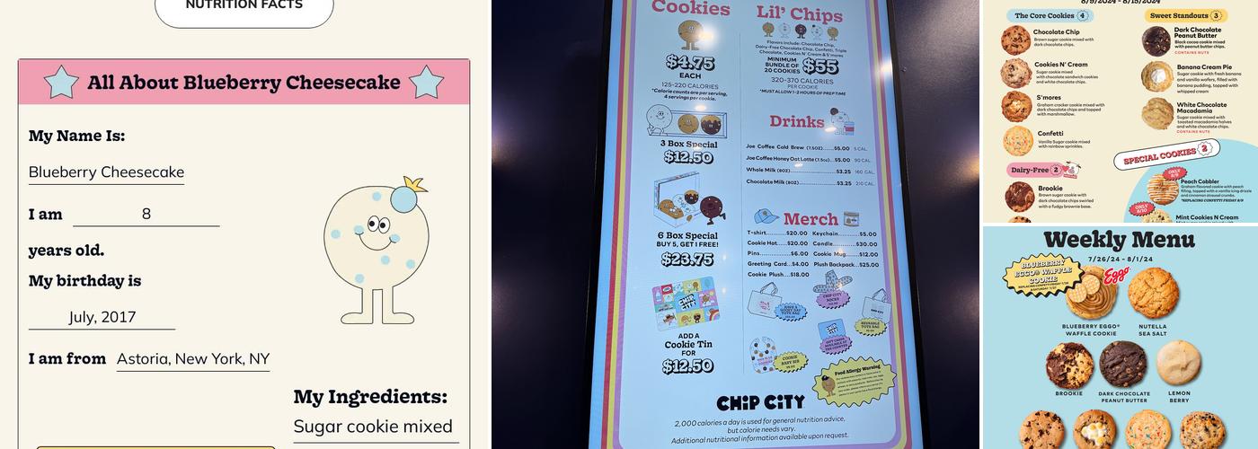 Chip City Menu
