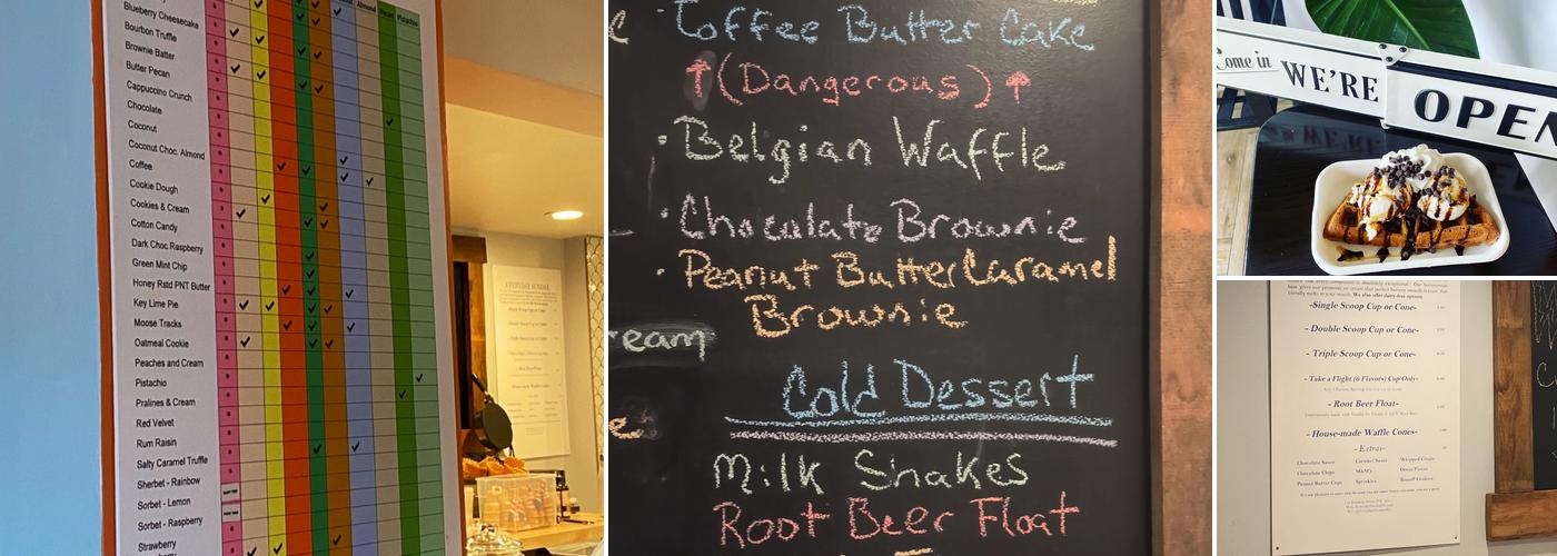 Everyday Sundae Menu