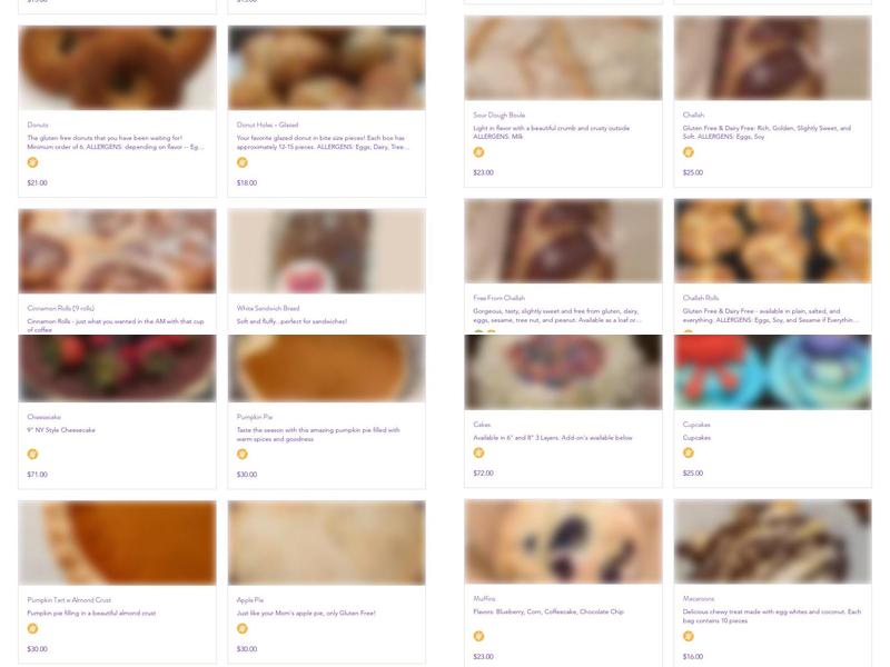 Little Bit O' Love Bakery Menu