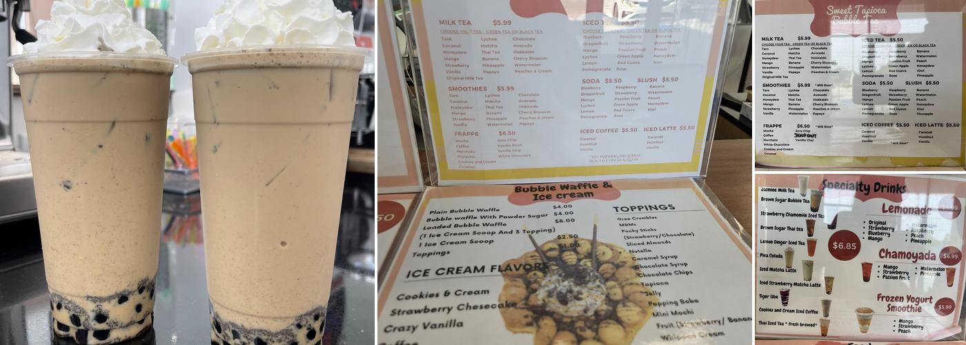 Sweet Tapioca Bubble Tea Menu