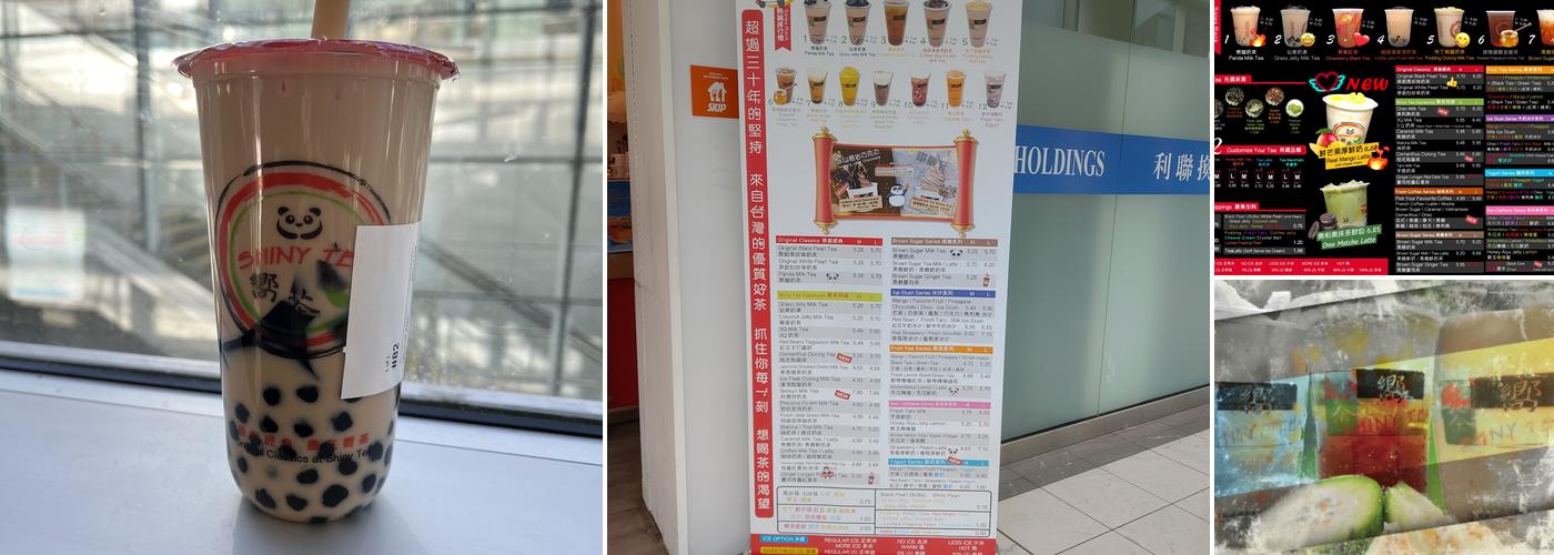 Shiny Tea - Aberdeen Square Menu