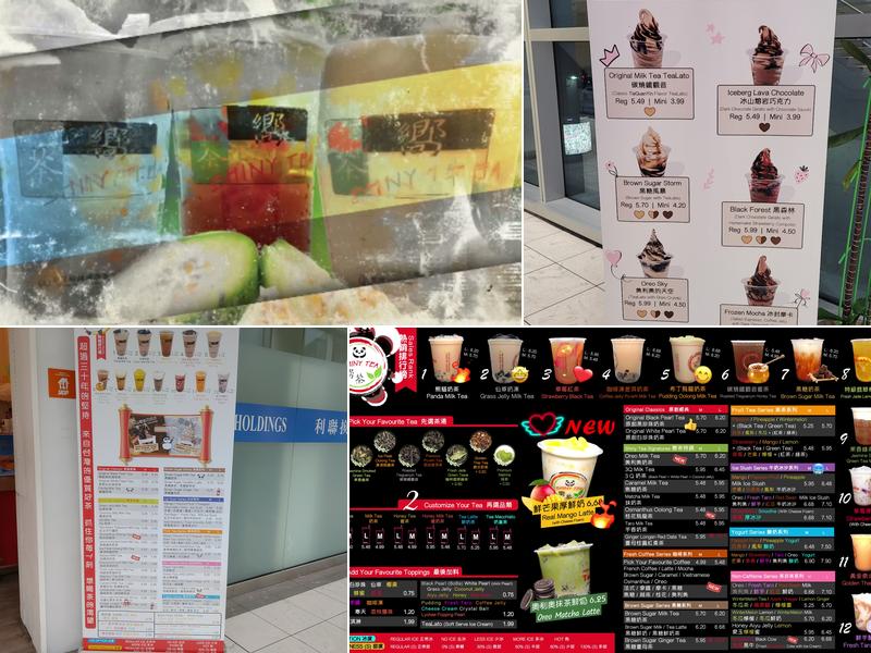 Shiny Tea - Aberdeen Square Menu