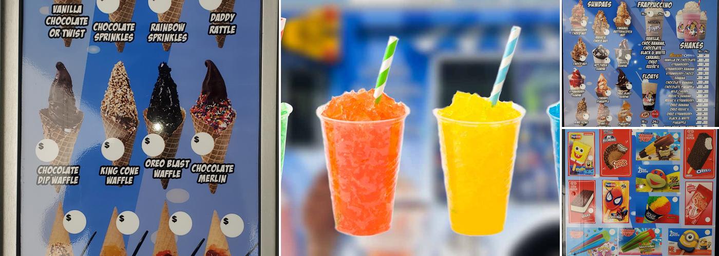 Softee The king Menu