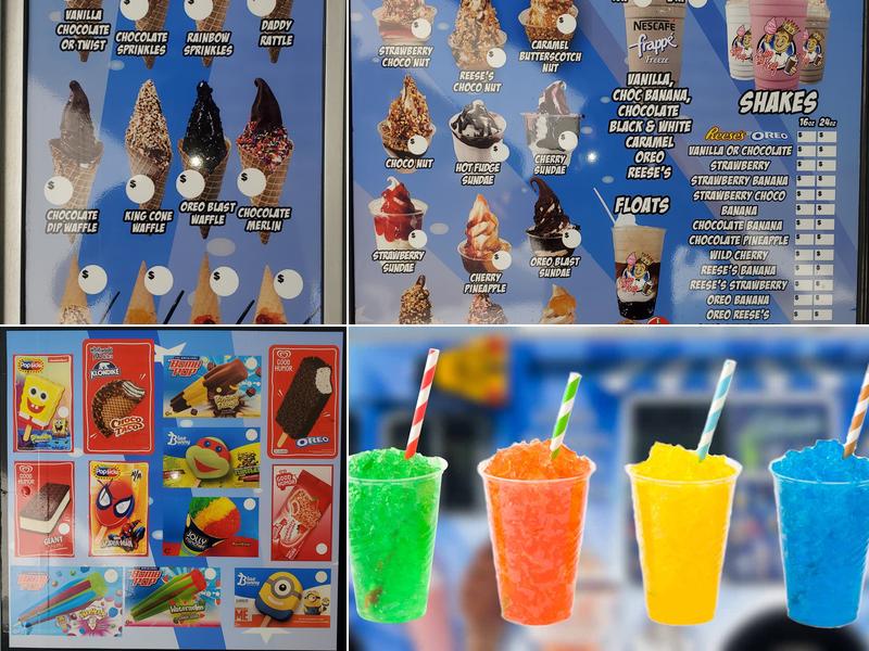 Softee The king Menu