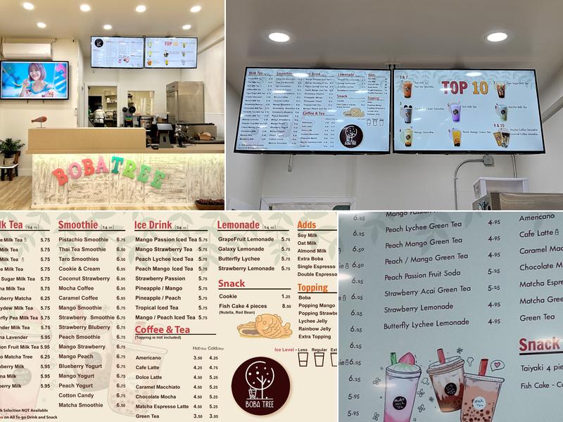 Boba Tree Menu