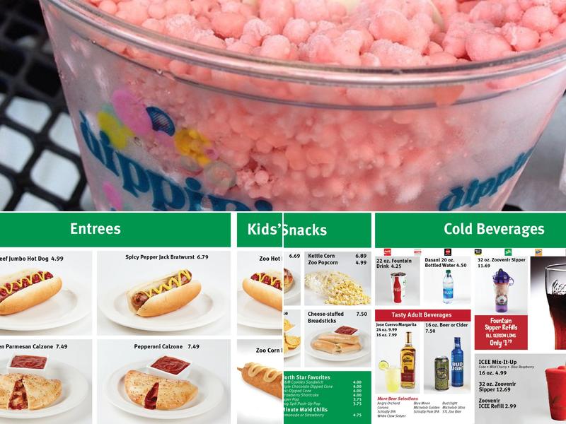 Dippin’ Dots Ice Cream Menu