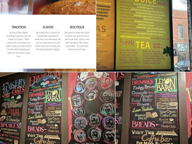 Opera House Bakery Menu