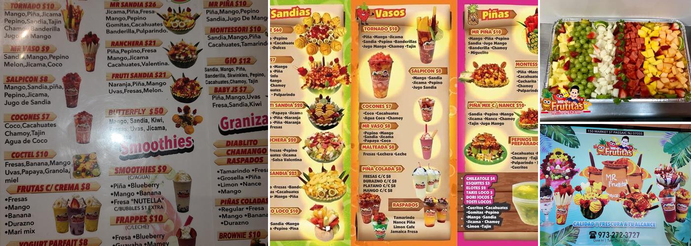 MR Frutitas Menu
