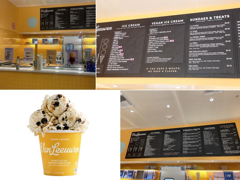 Van Leeuwen Ice Cream Menu