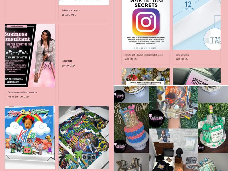 Cakes by Jerilyn Mariee Menu