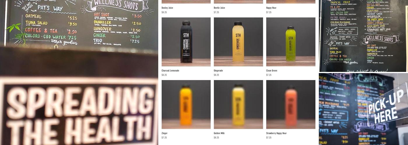 Spreading The Health Juice Bar Menu