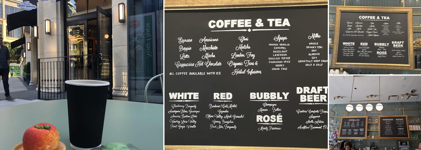 Saint Germain Menu