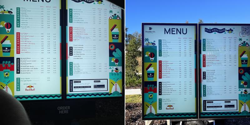 Double O's Coffee - Apopka Menu