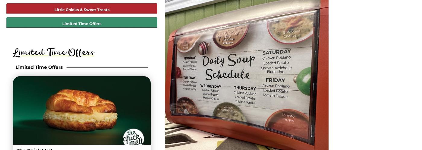 Chicken Salad Chick Menu