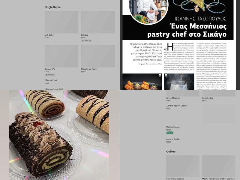 Zymi Bakery Menu