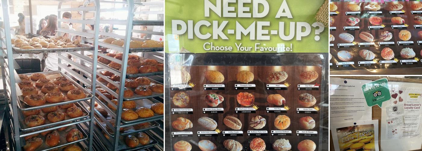 Mings Bakery Menu