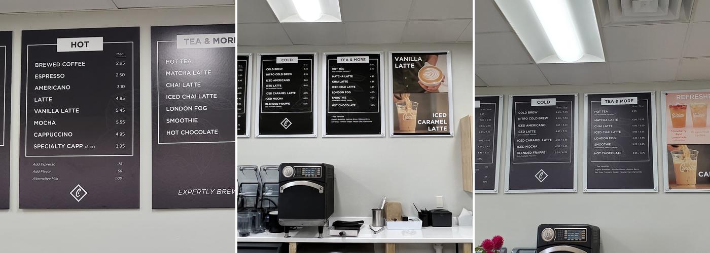 Creation Coffee Menu