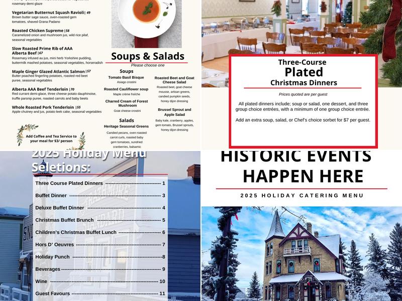 Vulcan Ice Cream Parlour 1910 Menu