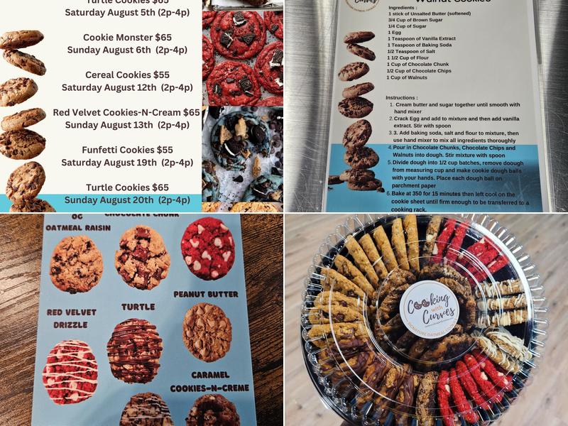 Cooking with Curves Menu