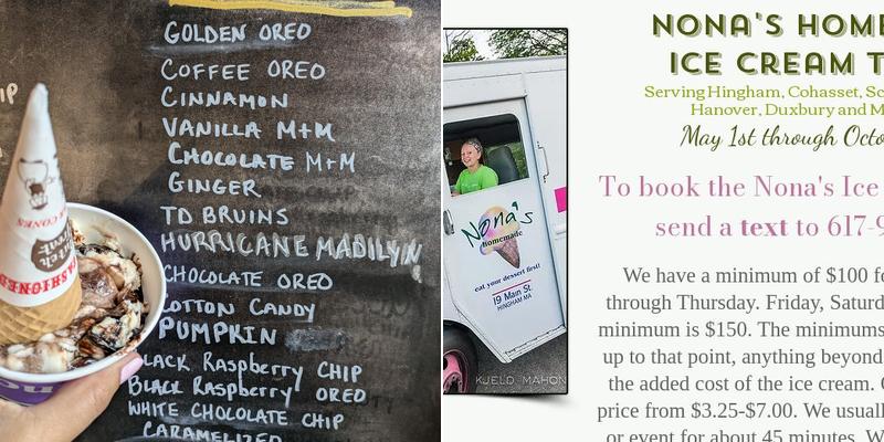 Nona's Homemade, Hanover Menu