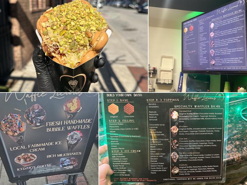 Waffle-Licious Menu