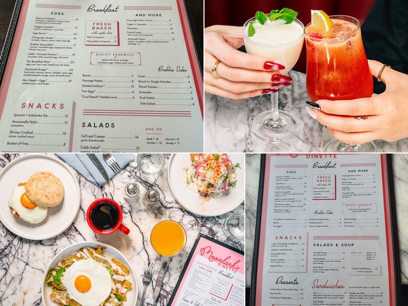 Moonlark's Dinette Menu