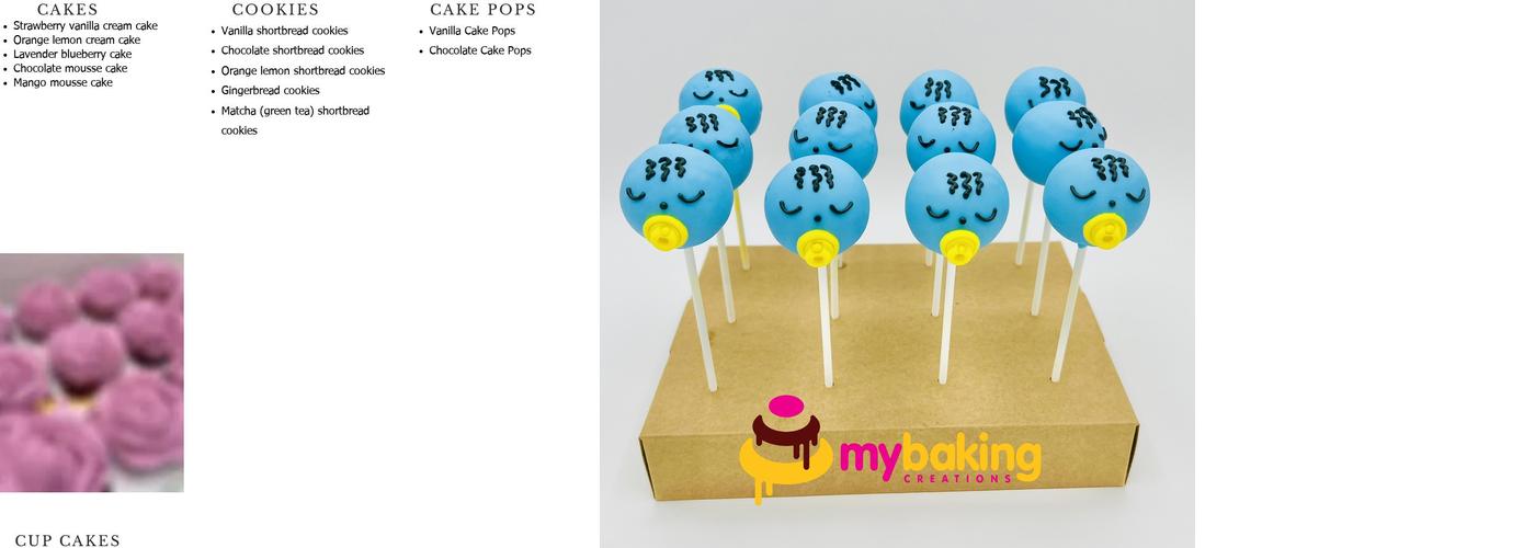 My Baking Creations (Best Custom Cakes) Menu