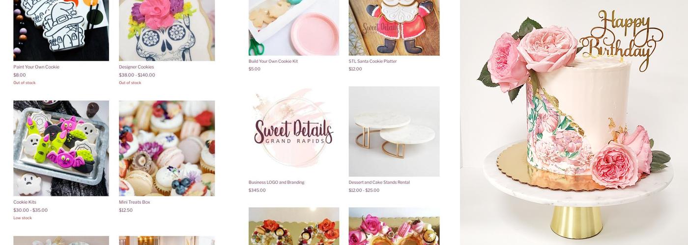 Sweet Details GR Menu