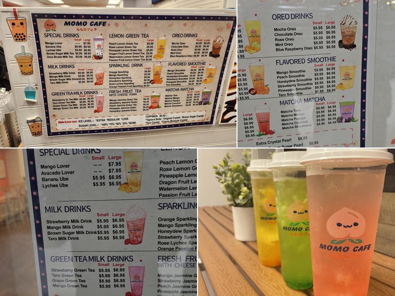MOMO Cafe Menu