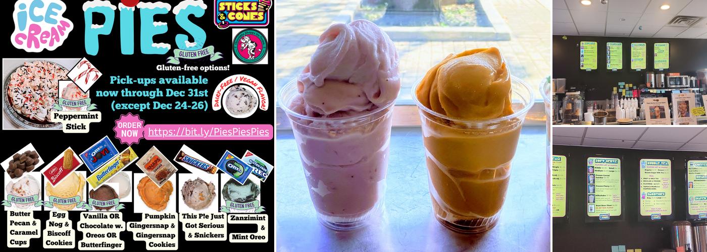 Sticks and Cones Menu