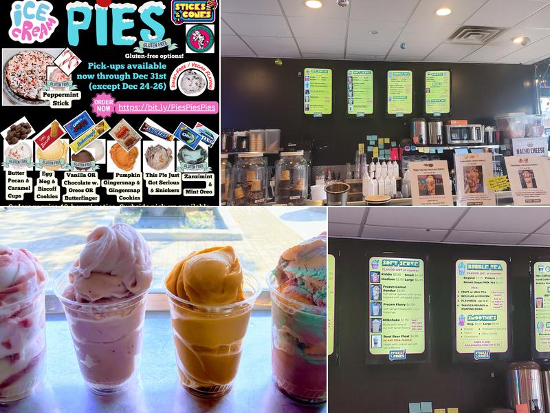 Sticks and Cones Menu