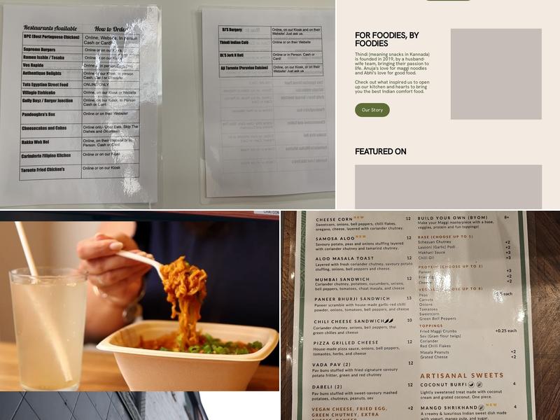 Thindi Cafe Menu