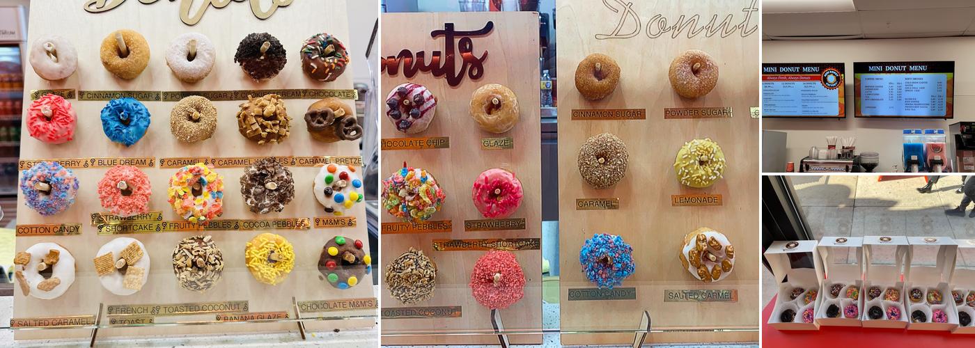 Mini Donut Factory Menu