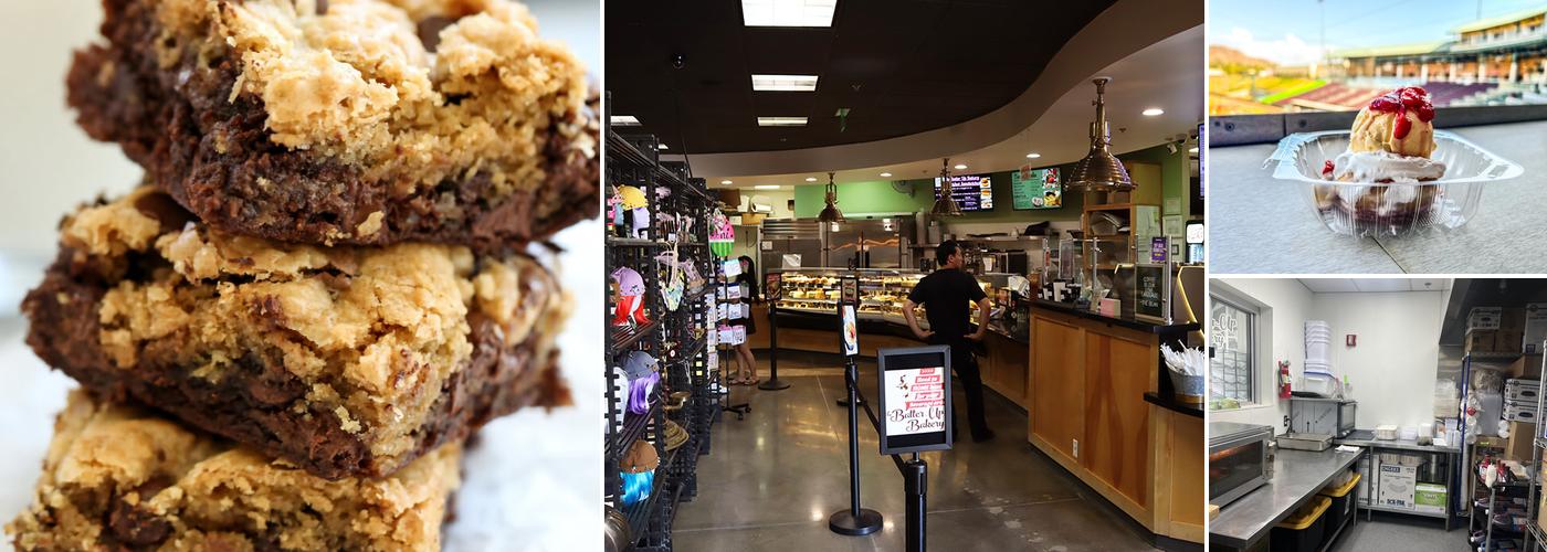 The Batter Up Bakery Storm Stadium Menu