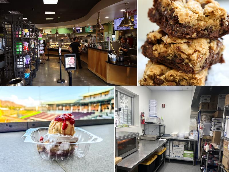 The Batter Up Bakery Storm Stadium Menu