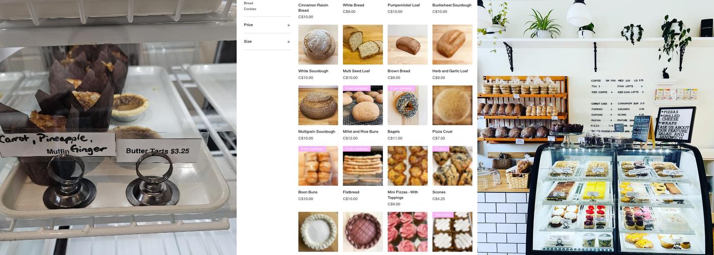 Boon Bakery Menu