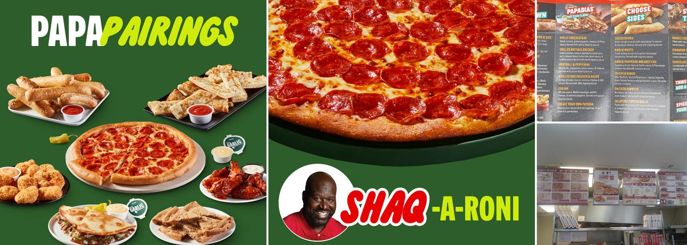 Papa Johns Pizza Menu