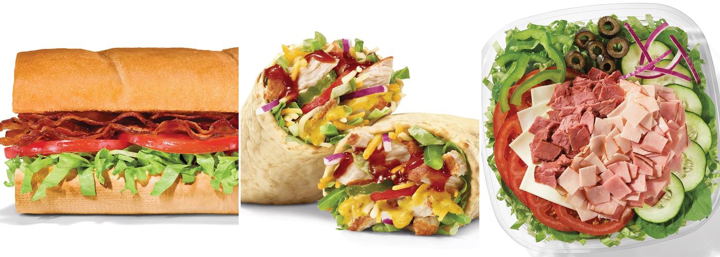 Subway Menu