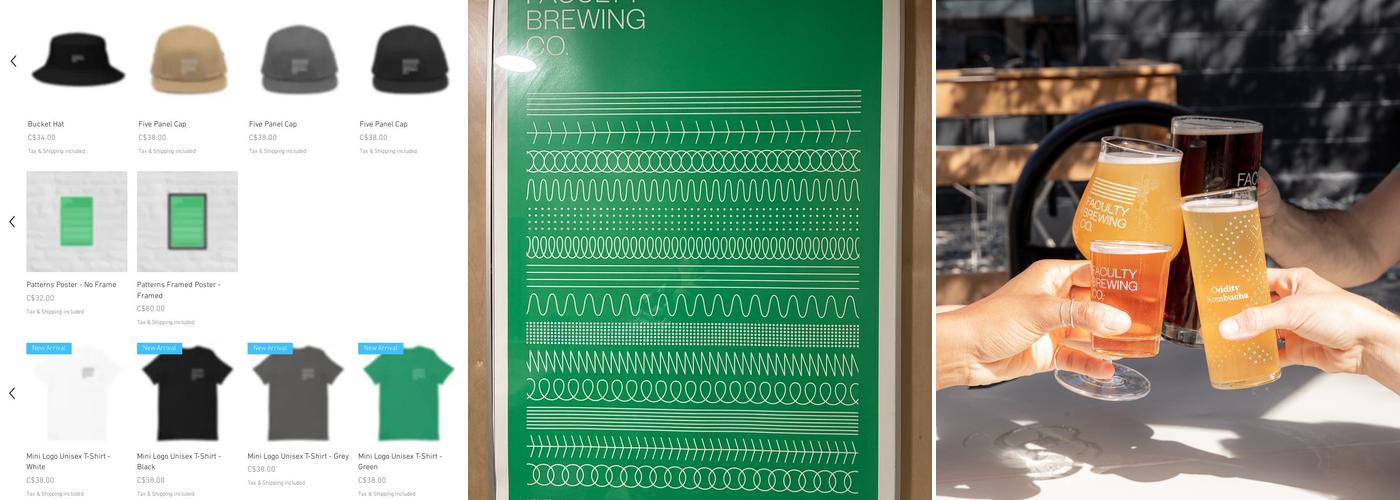 Faculty Brewing Co. Menu