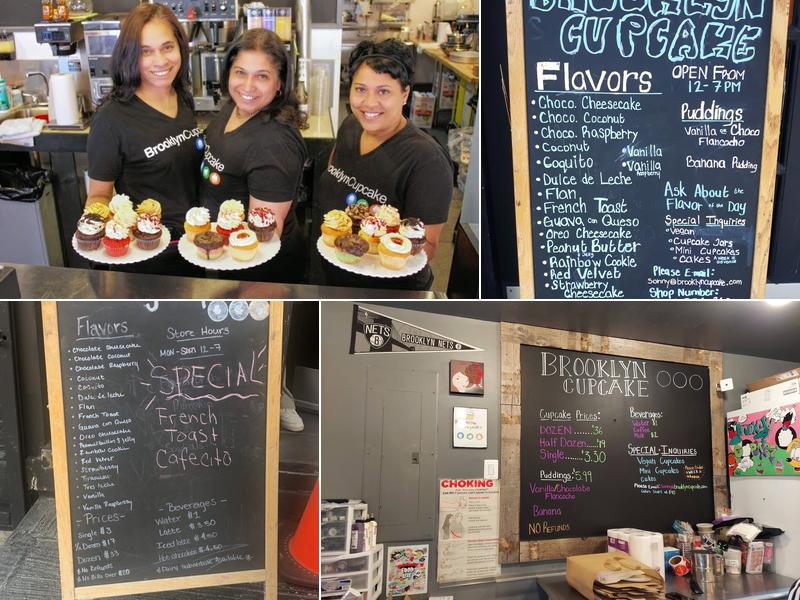 Brooklyn Cupcake Menu