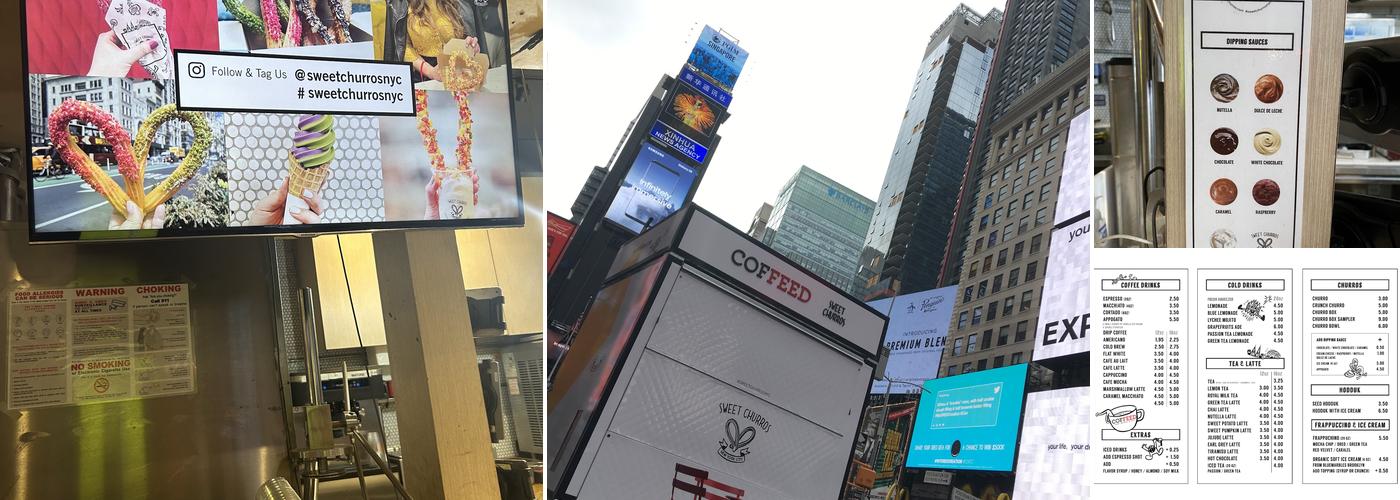 Sweet Churros Menu