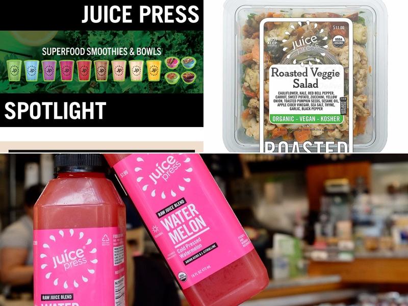 Juice Press Menu