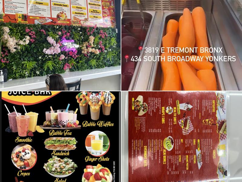 Guerreros juice bar Menu