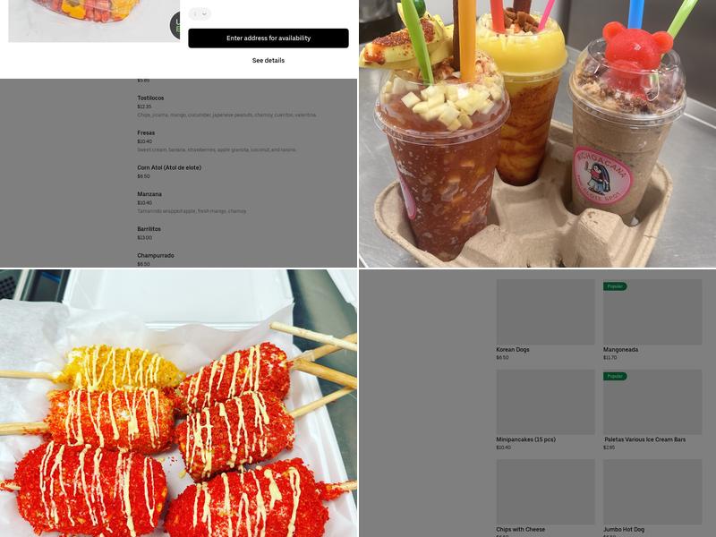 Michoacana The Elote SPOT Menu