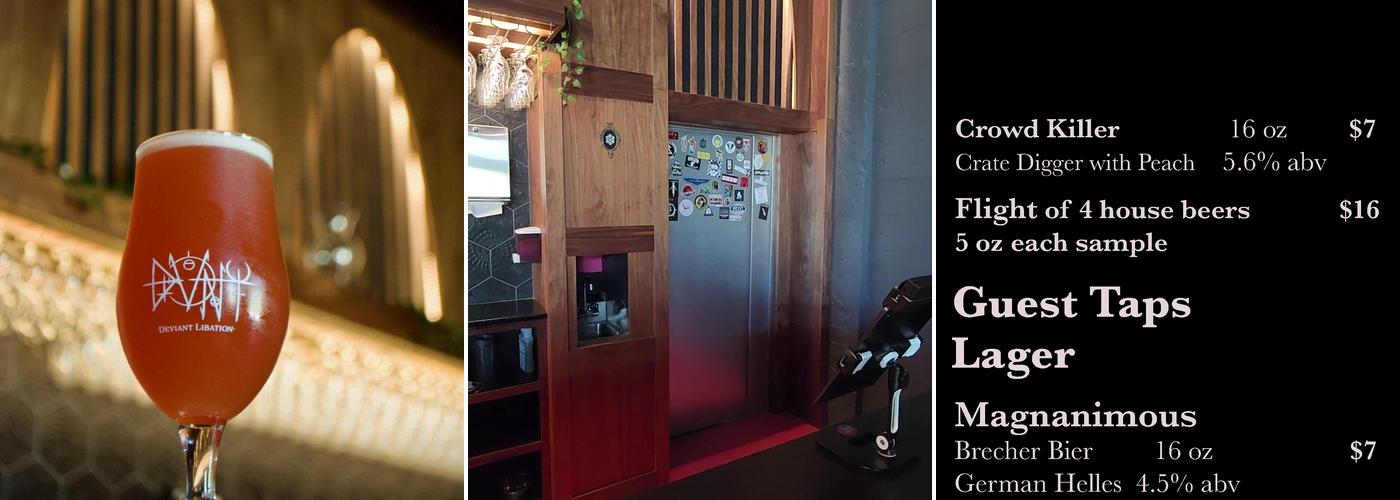 Deviant Libation Menu