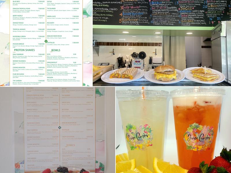 Juice Garden Menu