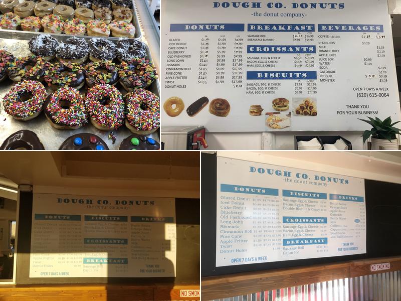 Dough Co. Donuts Menu