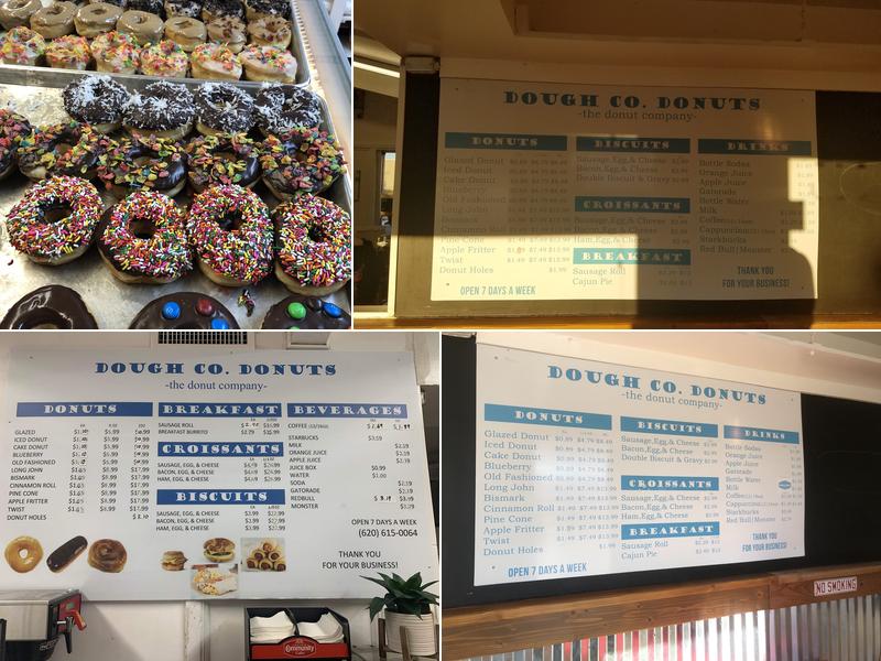 Dough Co. Donuts Menu