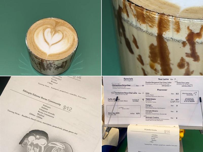 BUNGEE Coffee Menu